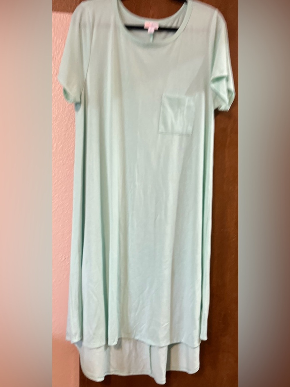 LuLaRoe Carly Mint Green Short Sleeve Dress